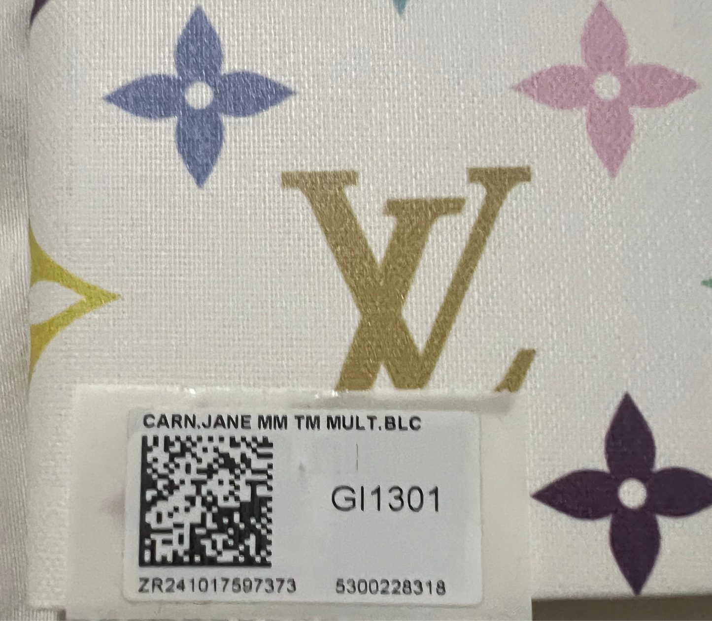Louis Vuitton X Murakami Jane Notebook White Multicolor