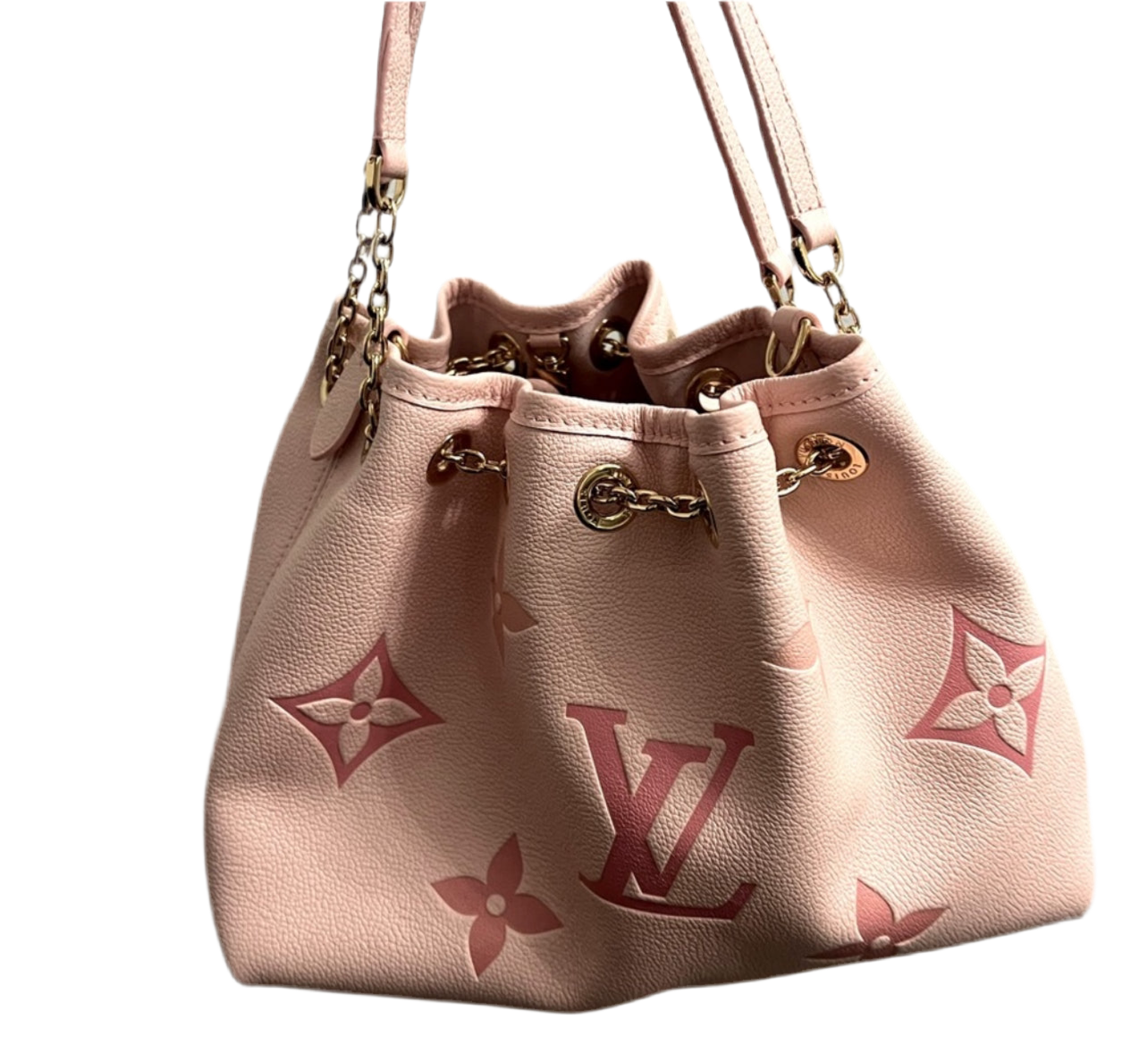 Pre-Loved Louis Vuitton Summer Bundle Pink leather bag