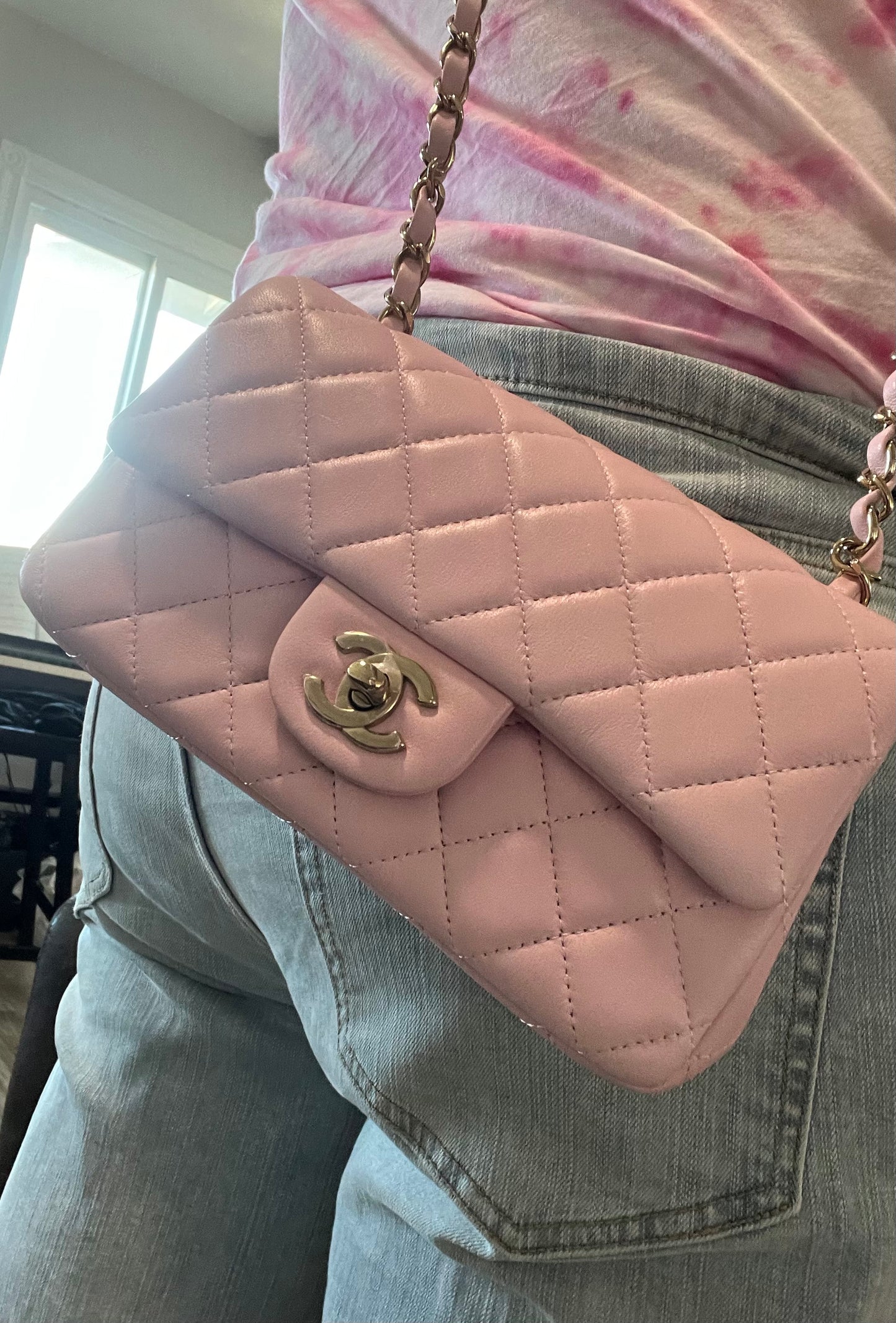 Brand New with tags Chanel Pink Mini Flap