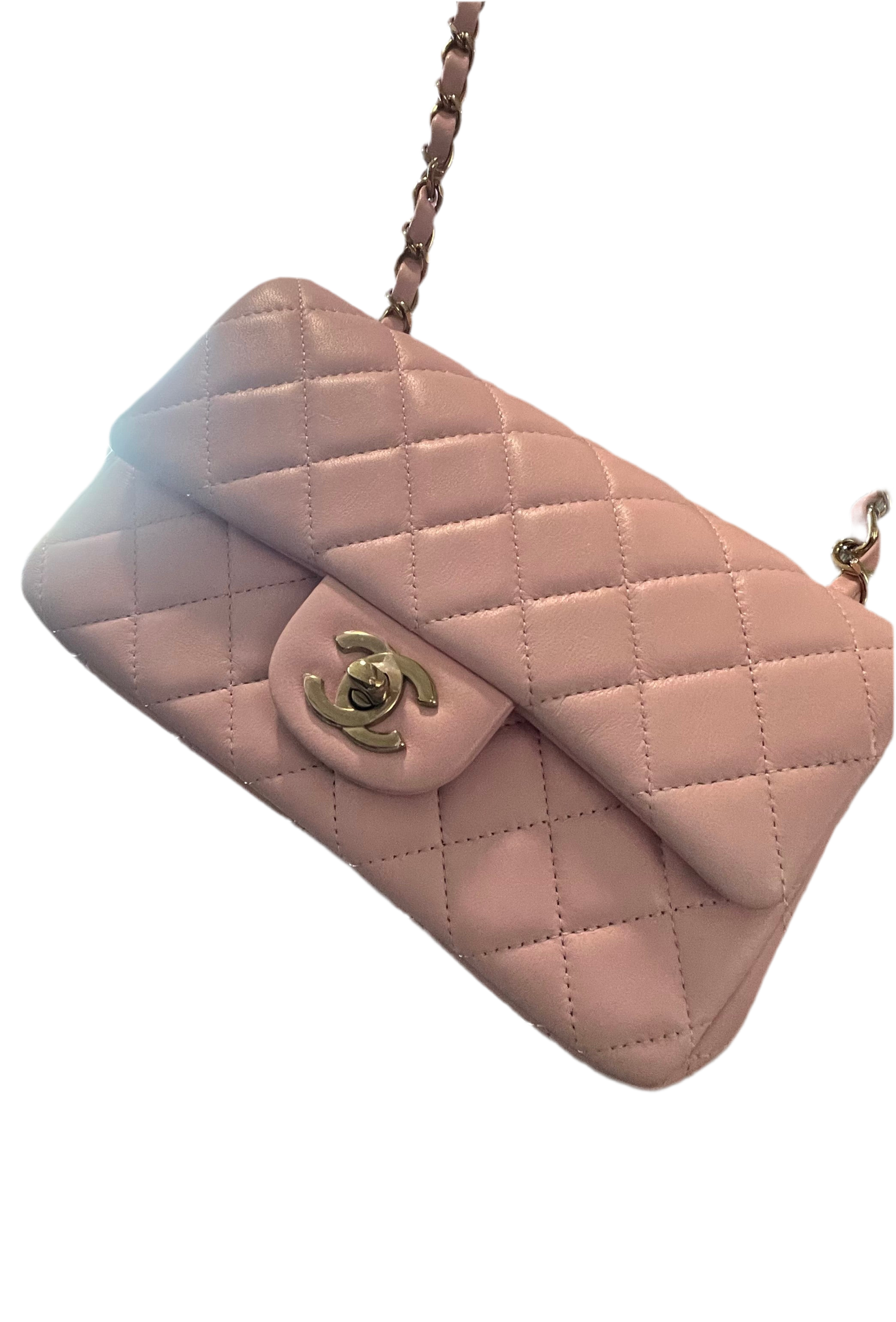 Brand New with tags Chanel Pink Mini Flap