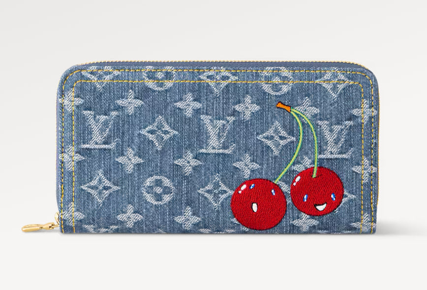 【いつもの日常がポップに】LVxTM Cherry Zippy ウォレット Louis Vuitton x Takashi Murakami Cherry Zippy Wallet White