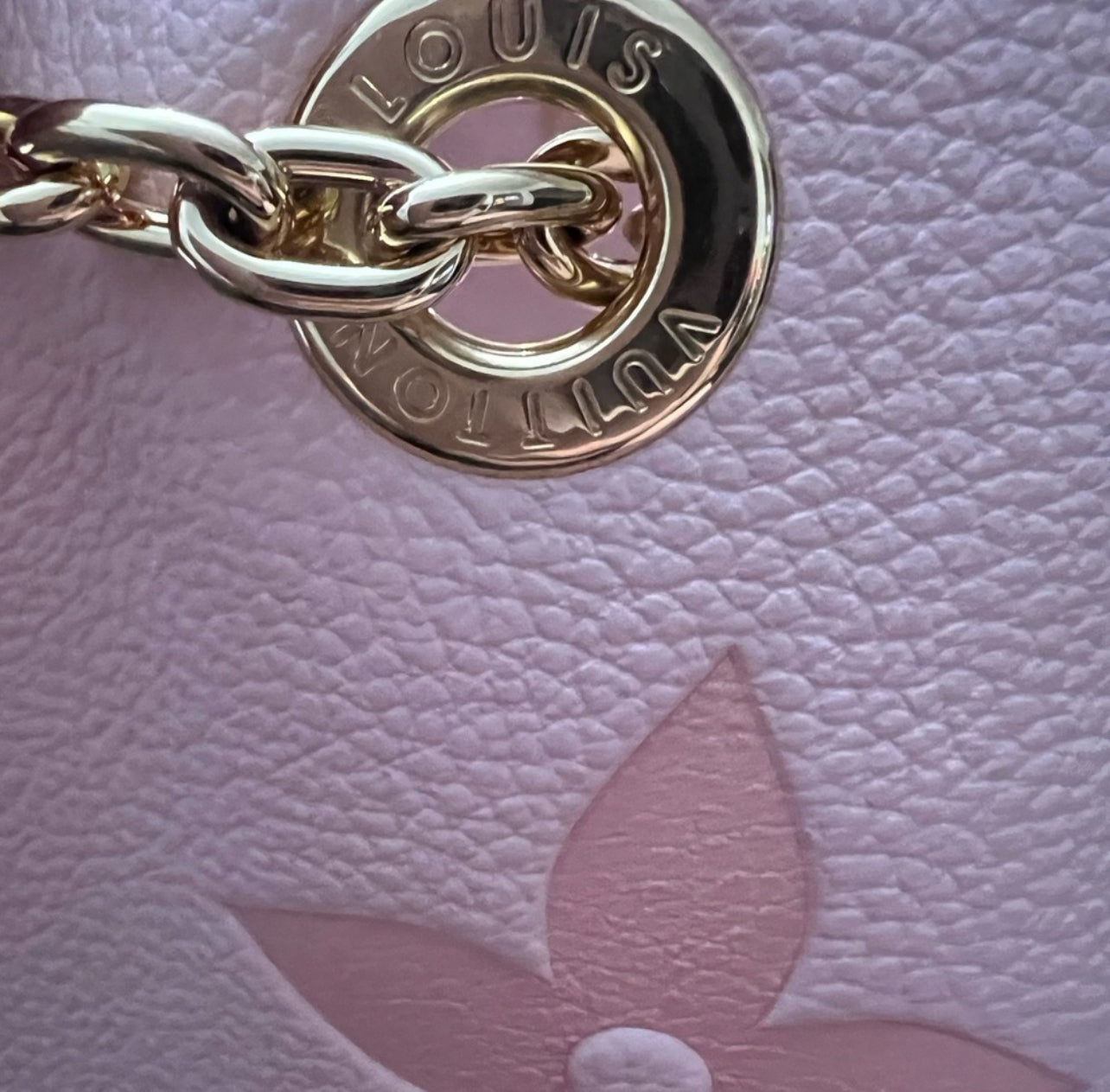 Pre-Loved Louis Vuitton Summer Bundle Pink leather bag