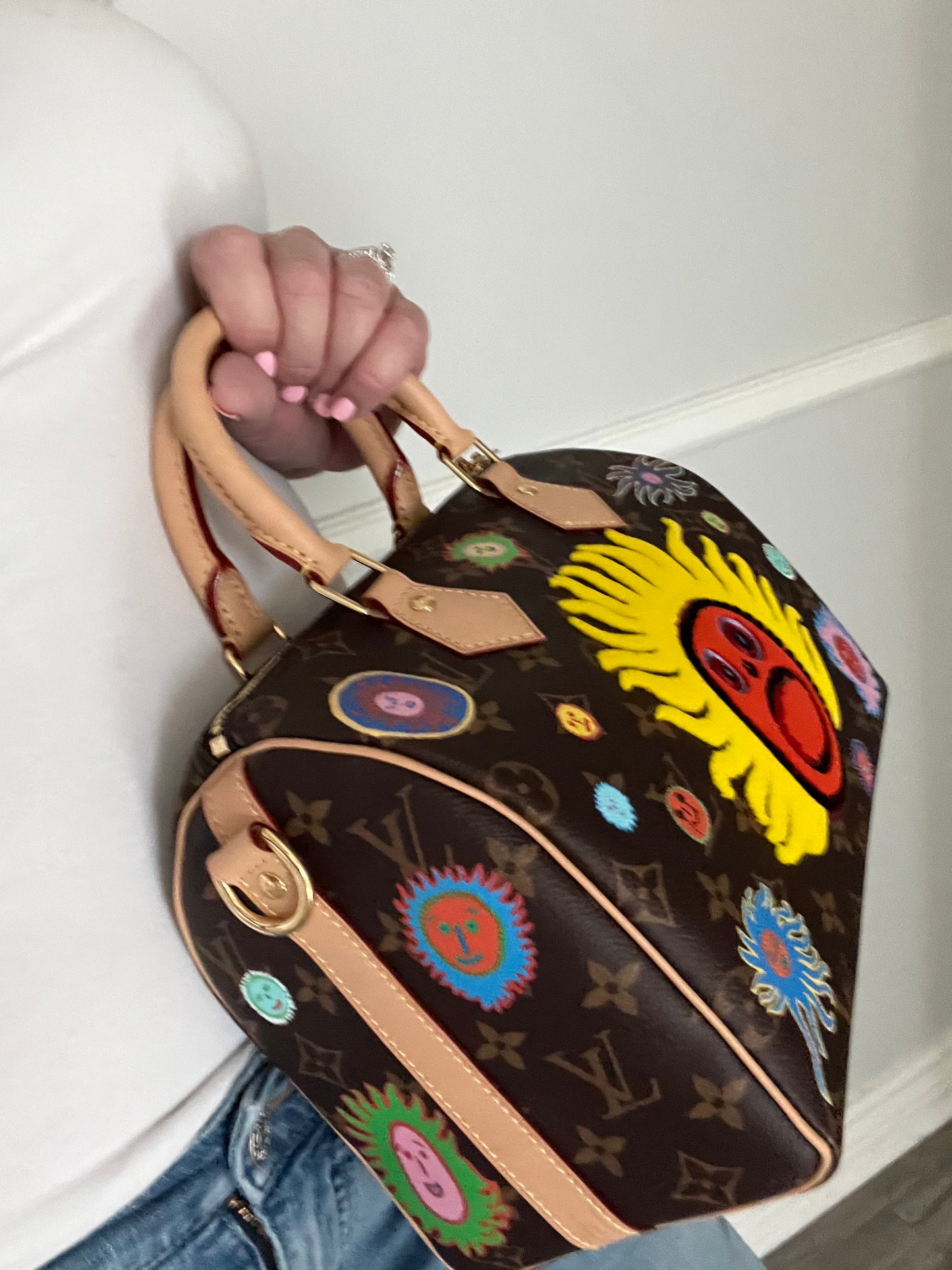 Brand New Louis Vuitton x Kusama collab Speedy 25 Limited Edition